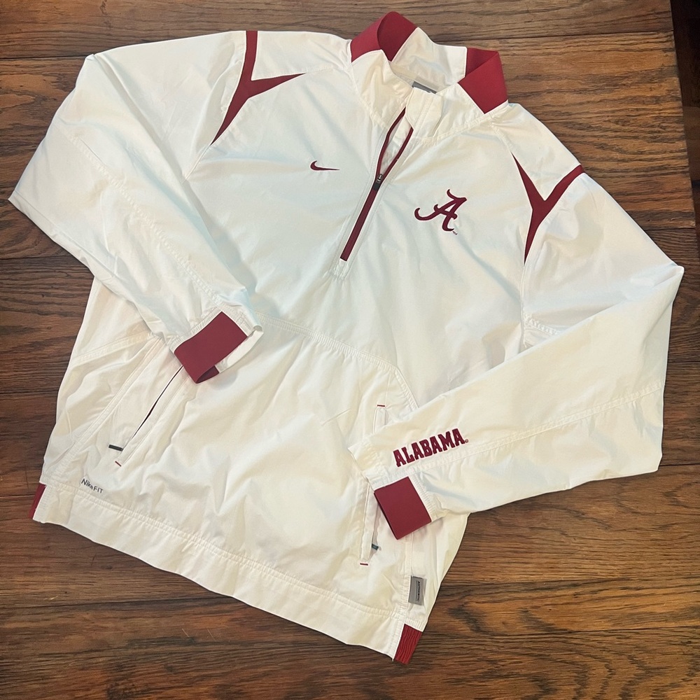 Nike Alabama White and Crimson Windbreaker Jacket
